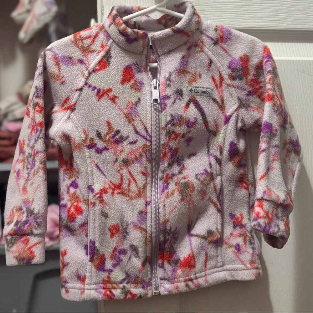 Columbia Multicolor Floral Fleece Jacket Kids